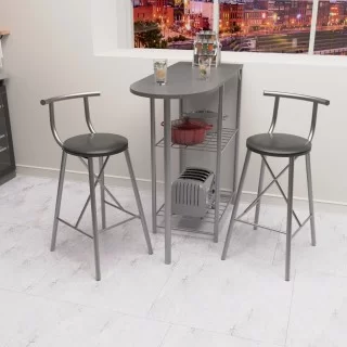 Kitchen bar discount table and chairs